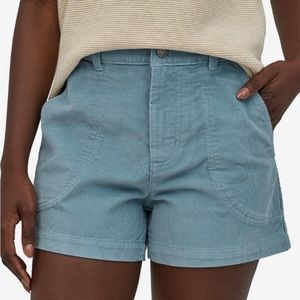 Patagonia Cord Stand Up Shorts in Atoll Blue
